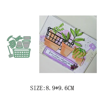

Pots and Plants Metal Cutting Dies Craft Album Dies Scrapbooking New 2019 Dies Embossing Stencils Paper Card Making craft Die