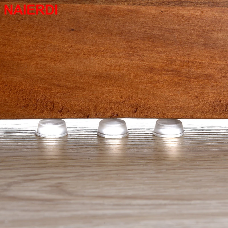 50 Grains Naierdi Rubber Door Stop 10mm Dia 2mm Thickness Kitchen
