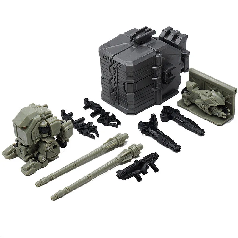 

MFT Transformation Action Figure Toys boy mini 8cm DA08C DA09D anime Robot Model Sea army version of the mech fans kids Toys