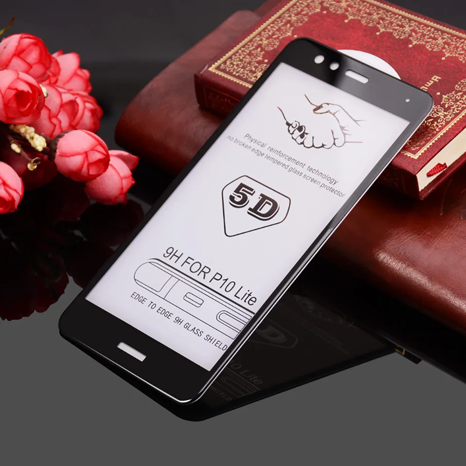 5D Glass for Huawei P10 Lite Tempered  Glass Full Cover 9H Round Edge Phone Flim for Huawei P10Lite Screen Protector 3D (15)