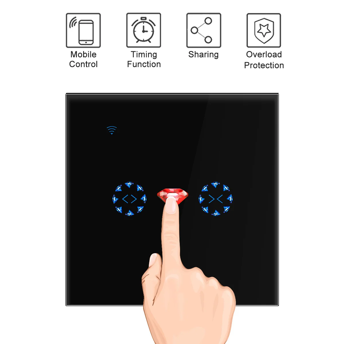 Tuya Smart шторка с WIFI с приводом затвора двери приложение Smart life переключатель обновление приложений голосовой Управление, работает с Amazon Alexa Echo Google Home
