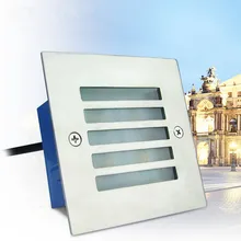 4 Вт квадратные светодиодные грунтовые светильники IP67 105 мм* H55MM IP65 открытый свет 8 шт./лот светодиодный подземный светильник