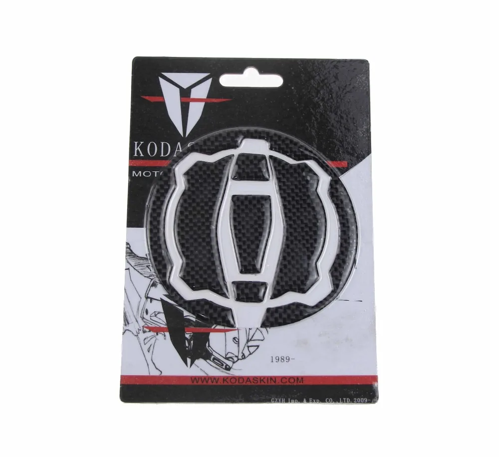 

KODASKIN Motorcyle Real Carbon Fiber Tank Gas Cap Pad Filler Cover Sticker Decals Fit for KAWASAKI Z900 Z650
