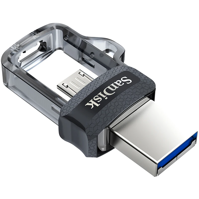 SanDisk OTG USB флэш-накопитель 32 Гб 16 Гб USB 3,0 двойной мини-накопитель 128 Гб 64 Гб флешки для ПК и Android телефонов