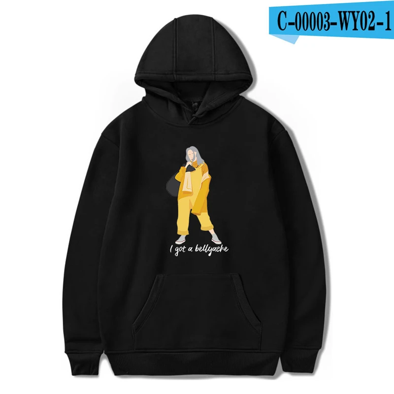 Billie Eilish Hoodie Hooded Moletom Long Sleeve Sweatshirt Ladies Printed Printed Clothes Women Streetwear Hoodies Sweatshirt Billie Eilish Hoodie Hooded Moletom Long Sleeve Sweatshirt Ladies Printed Printed Clothes Women Streetwear Hoodies Sweatshirt