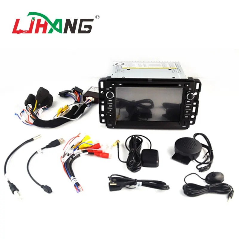 Perfect LJHANG 2 Din Android 9.0 Car DVD Player For GMC Chevrolet Chevy Yukon Sierra Tahoe Acadia Suburban Multimedia Car Radio GPS WIFI 4