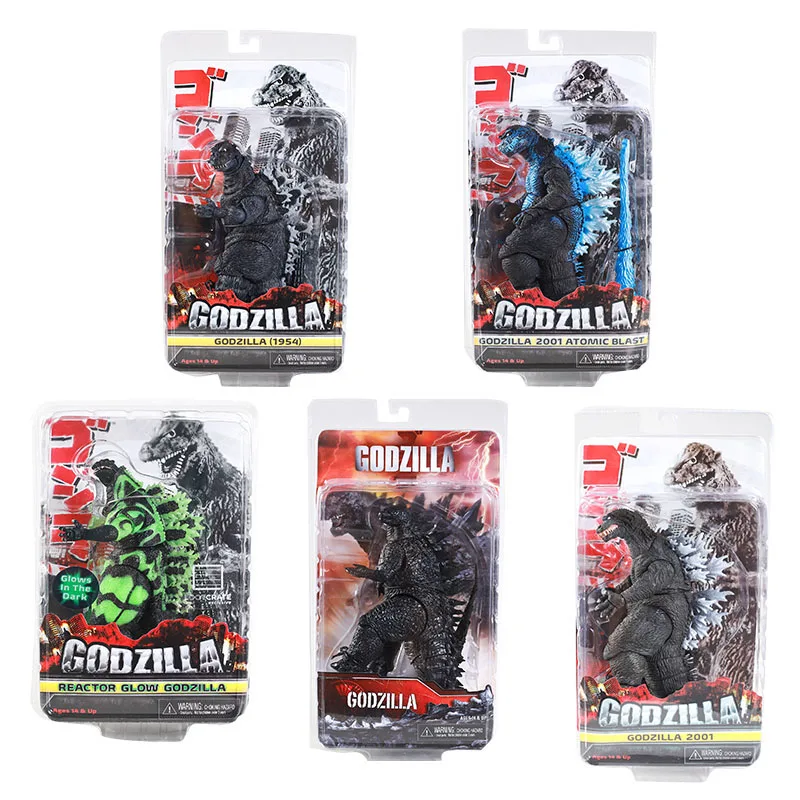 NECA Godzillas 2001 фигурку Подвижная кукла модель игрушки Jongens малыш вид Speelgoed аниме мультфильм Ultraman Monsters Gojira