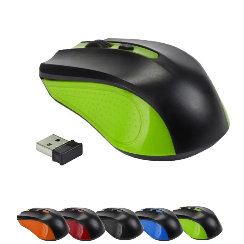 Горячая Распродажа, беспроводная компьютерная мышь 2,4 ГГц, оптическая мышь, беспроводная USB приемник, игровая мышь для ПК, ноутбука, подарки x30511