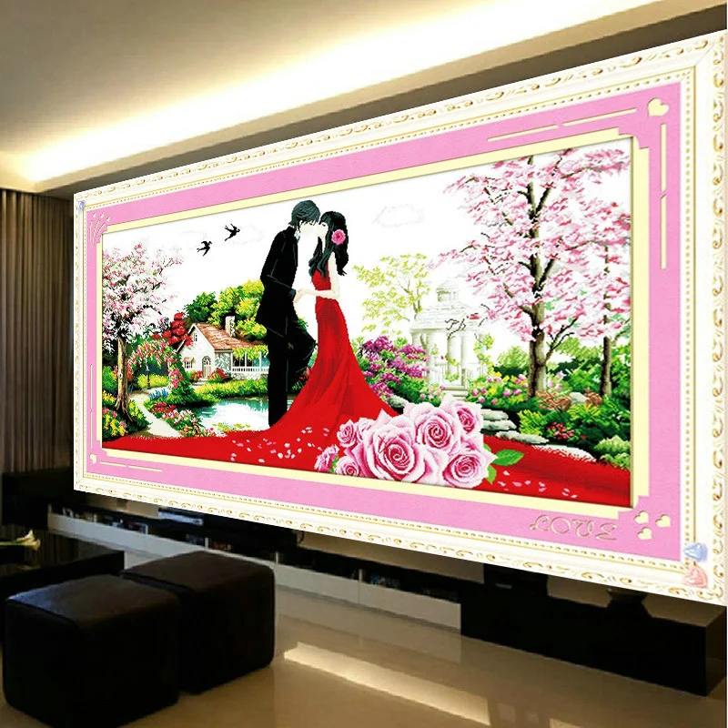 

Cartoon Patterns Counted Cross-Stitching Sets for Embroidery Kits Precise Printed Needlework DIY Chinese Cross Stitch