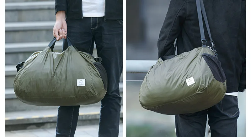 Naturehike дорожная сумка Сверхлегкая Складная Водонепроницаемая сумка для хранения для мужчин сумка для пикника NH17F010-D