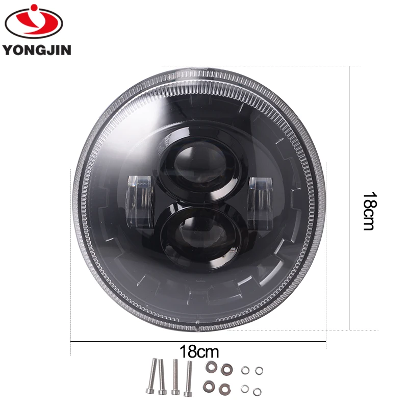 

Black LED headlight For Vespa GTS 300 Motorcycle