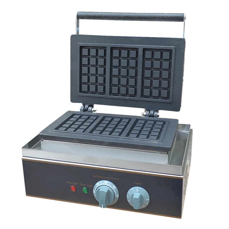 

Free shipping 220V Fast Food Kitchen Equipment Electric Waffle Maker Muffin Machine