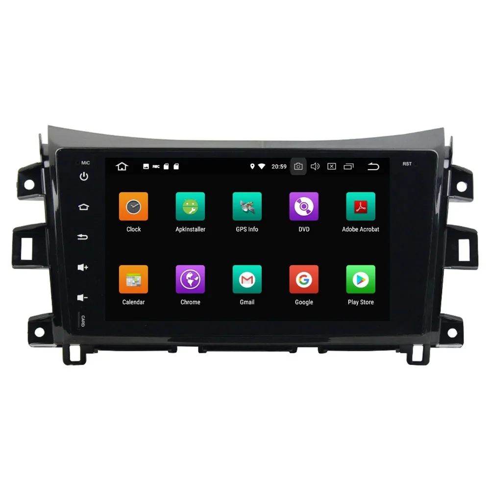 Clearance 4GB RAM Octa Core 2 din 9" Android 8.0 Car multimedia DVD Player for Nissan Navara 2016 Radio GPS Bluetooth 4G WIFI TV 32GB ROM 2