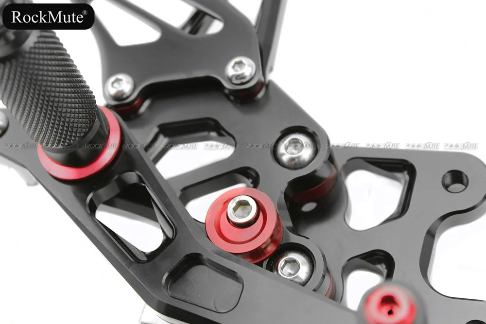 Подножки для мотоцикла для Suzuki GSX-R 1000 GSXR1000 2007-2008 регулируемая подножка рычаг переключения передач тормозной педальные подложки для ног сзади комплект