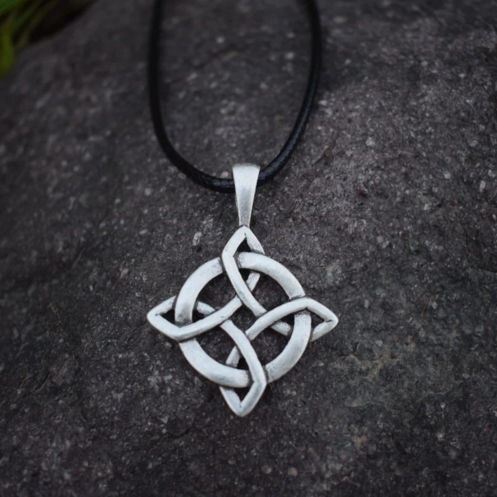 Кельтский узел ожерелье ирландский кельтский круглый кулон ожерелье санлан ювелирные изделия подарок на день рождения