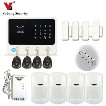 

YobangSecurity G90B Security Alarm System WIFI Alarm System G90B Smoke Fire Sensor Gas Leakage Detector APP Contol
