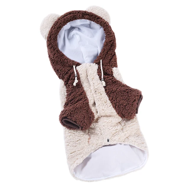 HOOPET Pet Big Dogs Autumn and Winter Warm Clothes Bear Costume Two Feet Warm Jacket For Dogs Pet Cosplay Clothes Pet Supplies 3