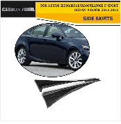 Задний диффузор из углеродного волокна для Lexus IS ISF Sedan 4 двери IS200T IS250 IS300 IS350 13-16 двойной выхлоп один выход