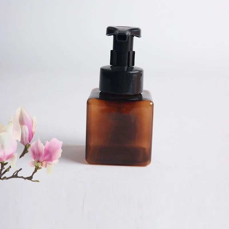 

1*250ml Plastic Foam Pump Bottle With Pressing Head Dispenser Foaming Refillable Liquid Container Bottle Hand Pump For Bathroom
