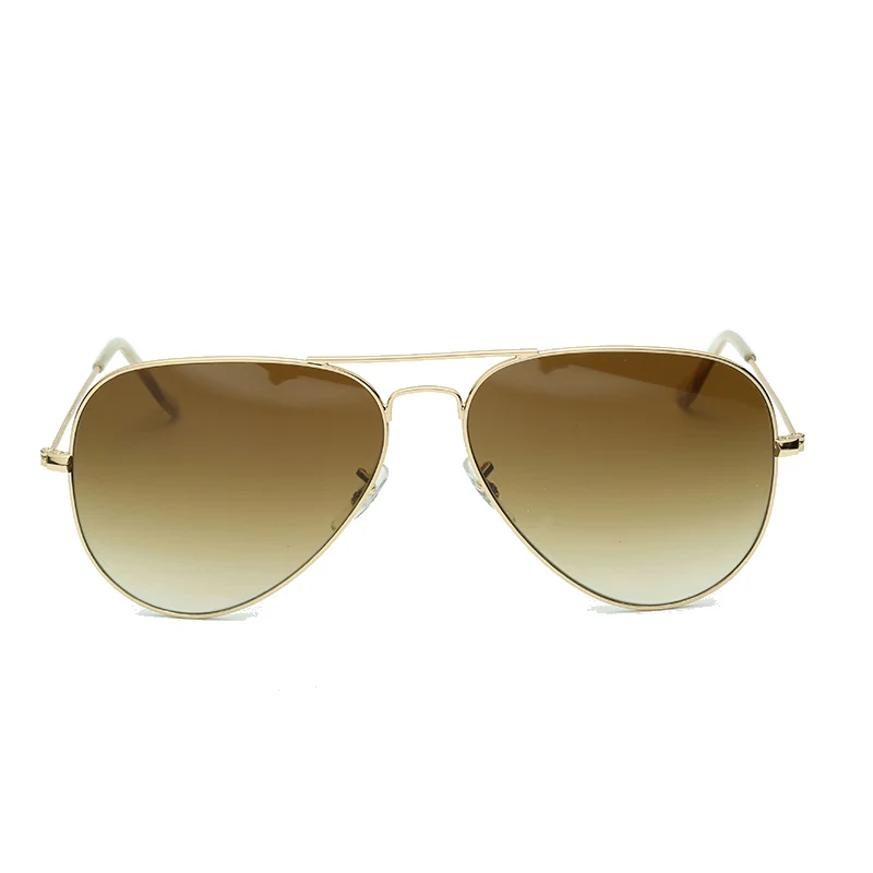 Модные мужские солнцезащитные очки es для женщин и мужчин, высокое качество, стеклянные линзы, классические HD очки для вождения, солнцезащитные очки es для мужчин и женщин, очки для мужчин - Цвет линз: gold-gradient brown
