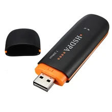 SIM Módem 7.2 MBPS HSDPA USB STICK 3G Wireless USB dongle EDGE/GSM 850/900/1800/1900 MHz HSDPA/UMTS (2100 MHz)