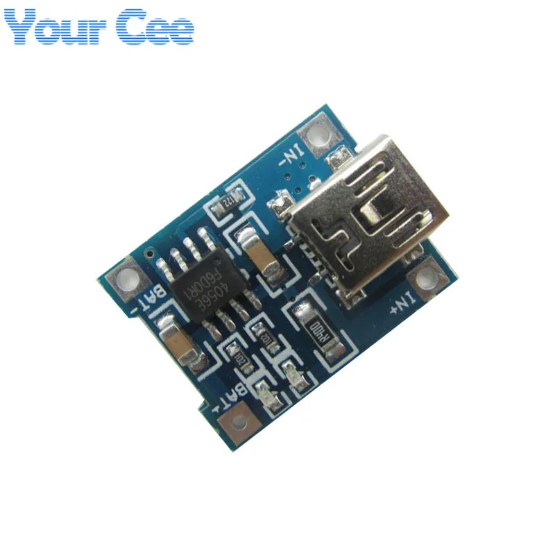 

10 pcs 5V MINI USB 1A 1000mA Lithium Battery Charger Board Module TP4056 18650 Plate Interface 1A Li-ion