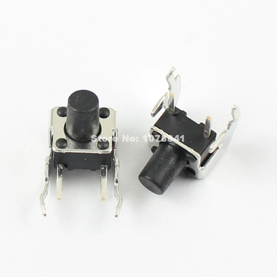 100Pcs 6x6x8mm PCB Mount Momentary Push Button Tactile Tact Switch