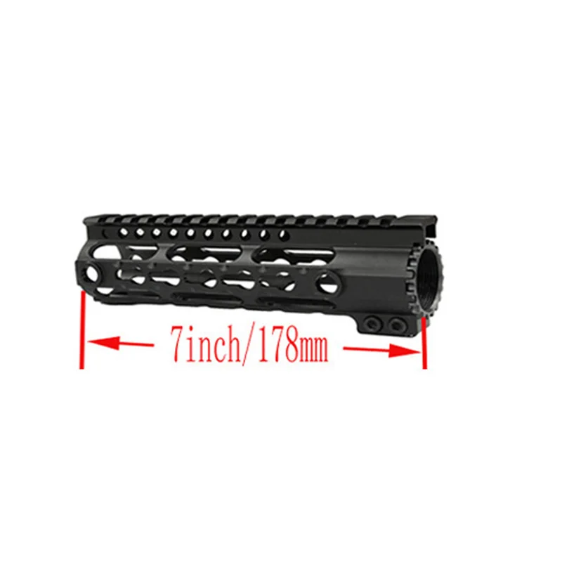 Охотничий Тактический 7 ''9'' 10,2 ''12,2'' 15,25 ''Handguard Keymod рельсовая система для страйкбола AEG - Цвет: 7inch