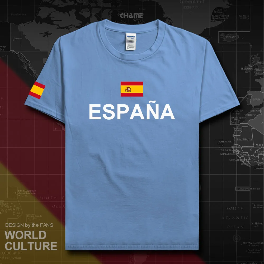 Футболка мужская с надписью Kingdom of Spain 2017 хлопок|Футболки| |