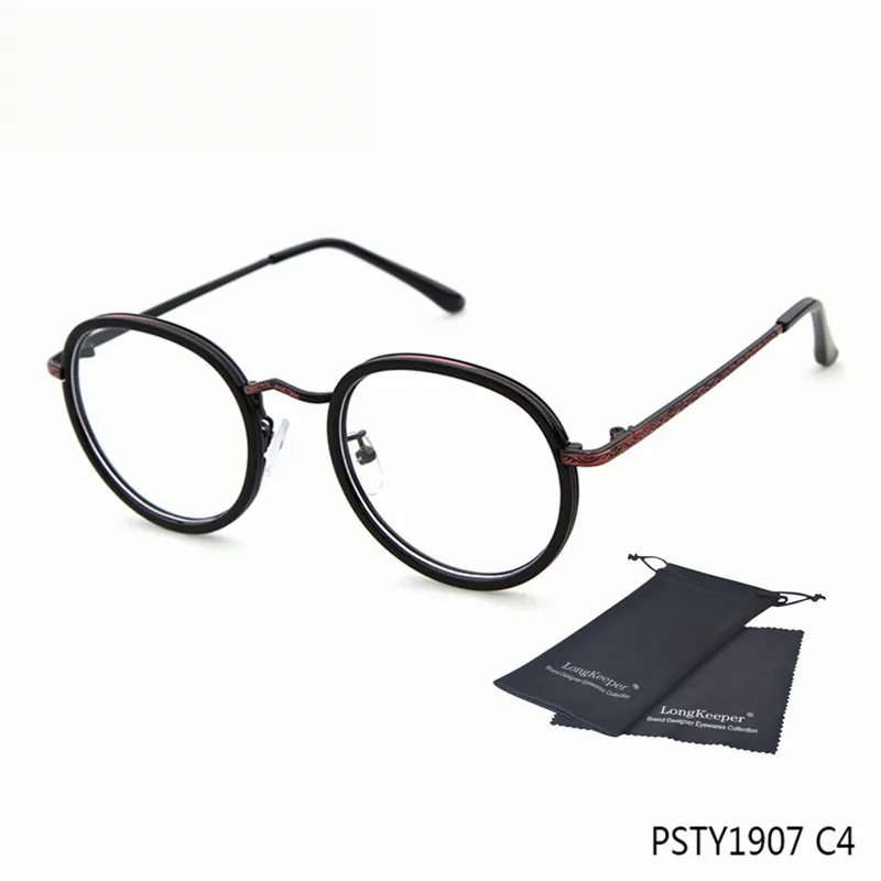 Мода для чтения Для женщин Eyewares Frame Для мужчин Классическая оправа прозрачные линзы прозрачные очки gafas де grau Y-1907 - Цвет оправы: C4