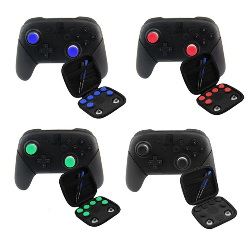 

10 pcs Elite Handle Button Joysticks + 3D Carrier + Screwdriver Parts for PS4 Xbox One Nintendo Switch Pro Controller