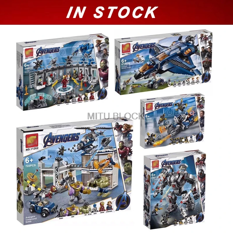 

Avengers 4 Super Heroes Marvel Avengers Endgame Figures 76123 76124 76125 76126 Building Blocks Set Brick Toy