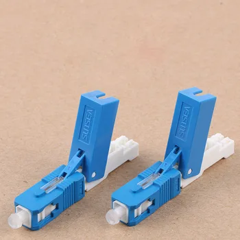 

FTTH SC fast connector fiber optic / brand new cable quick connector
