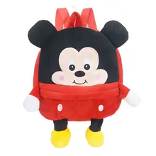 Mickey Minnie Plush Backpacks cute Stitch Stuffed Animals cute toys girls Backpack School Bag kids baby gift