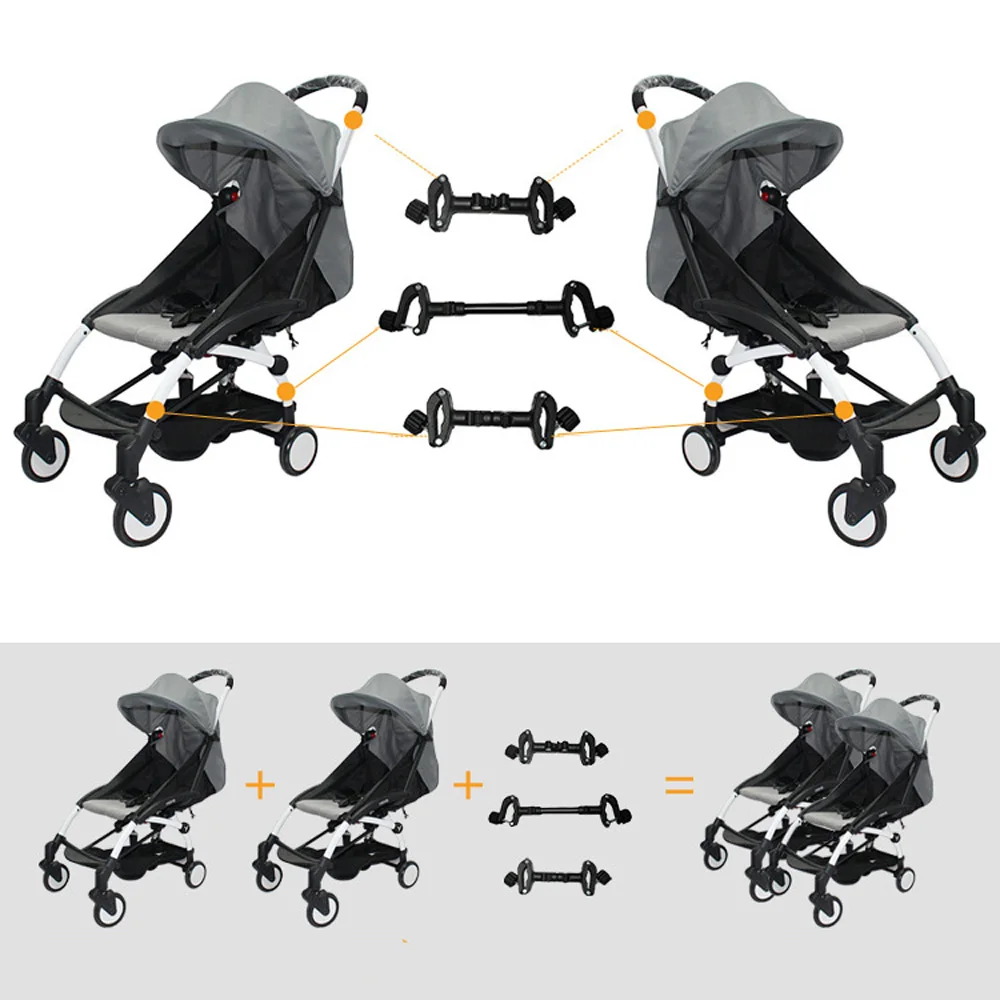 3 шт. муфта втулка Вставка коляски разъем адаптер для babyzen yoyo детское yoya коляска замена в близнецы коляска