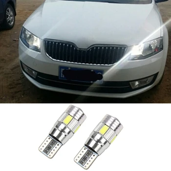 

2x Canbus Error Free T10 W5W 6 LED 5630 SMD Car Clearance Parking Light Lamp For Skoda Superb Octavia A7 A5 2 Fabia Rapid Yeti