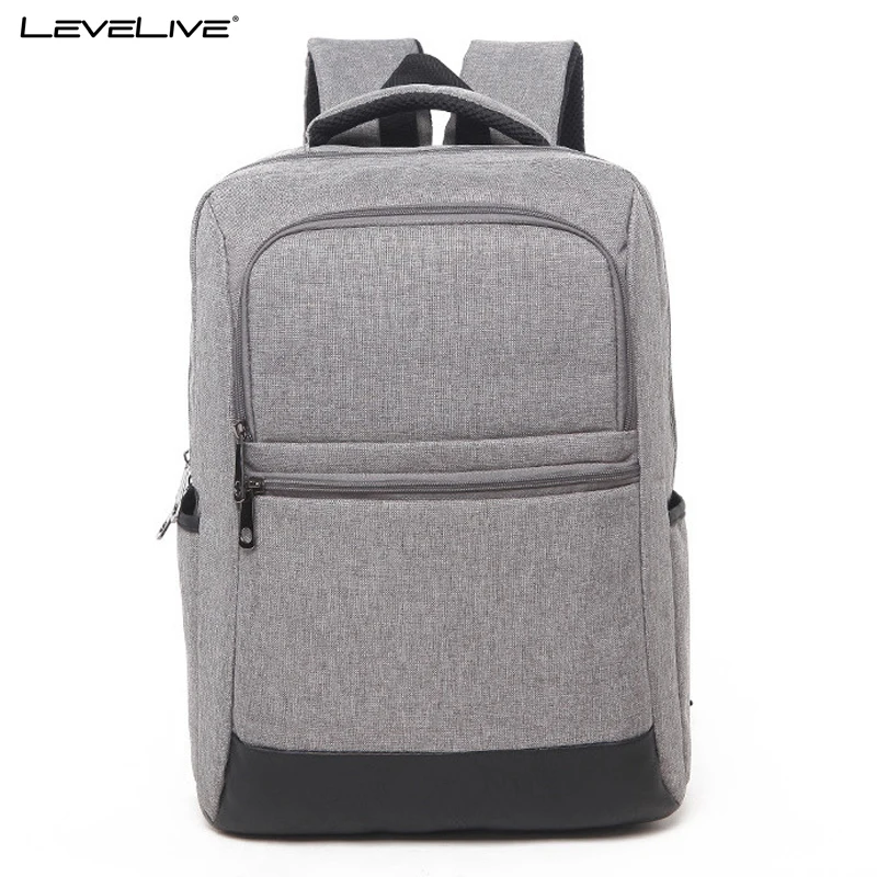 LeveLive бренд школьные рюкзаки Для мужчин Bagpack 15 дюймовый ноутбук рюкзак женщин