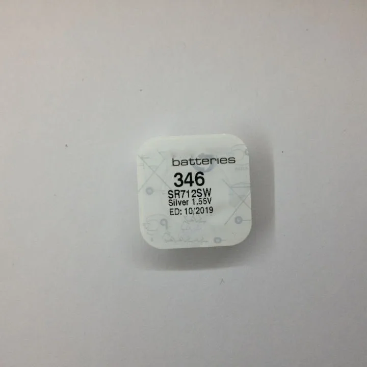 2 шт/батарея 1 55 V часы батарея 346 SR712SW оксид серебра хорошее качество|Часовые