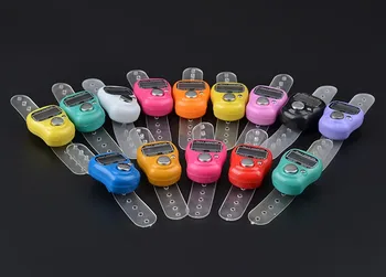 

DHL Free Shipping 165pcs Mini Hand Hold Band Tally Counter LCD Digital Screen Finger Ring Electronic Head Count Tasbeeh Tasbih