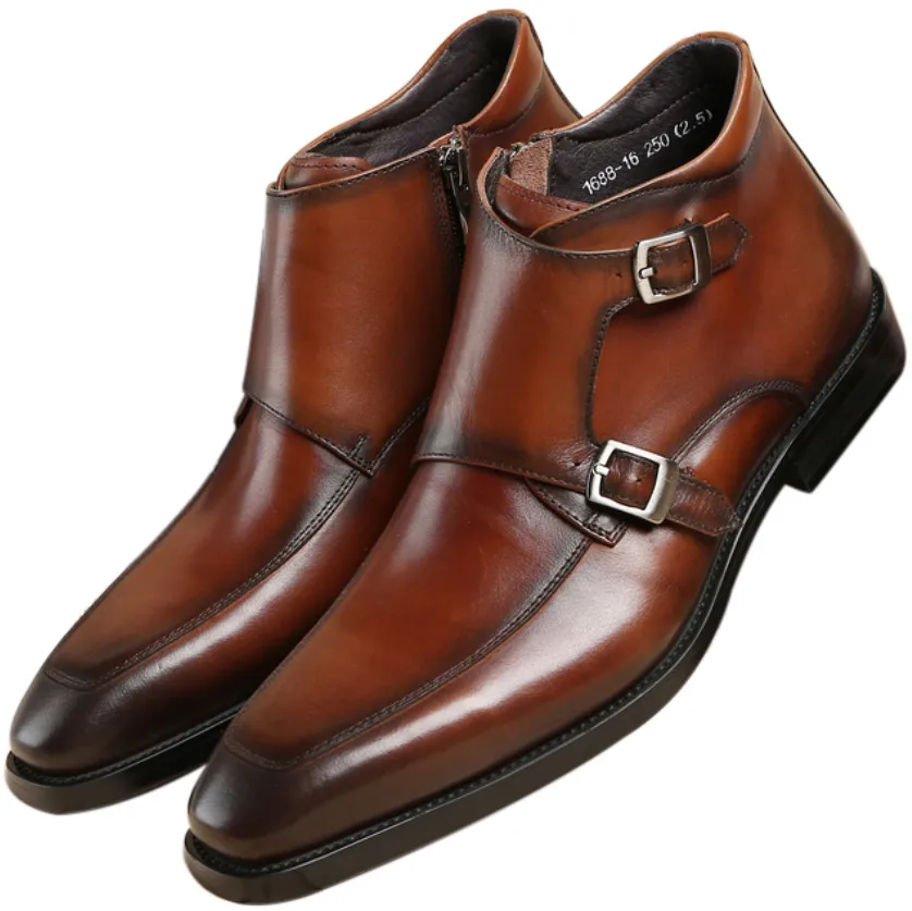 zapatos monkstrap hombre
