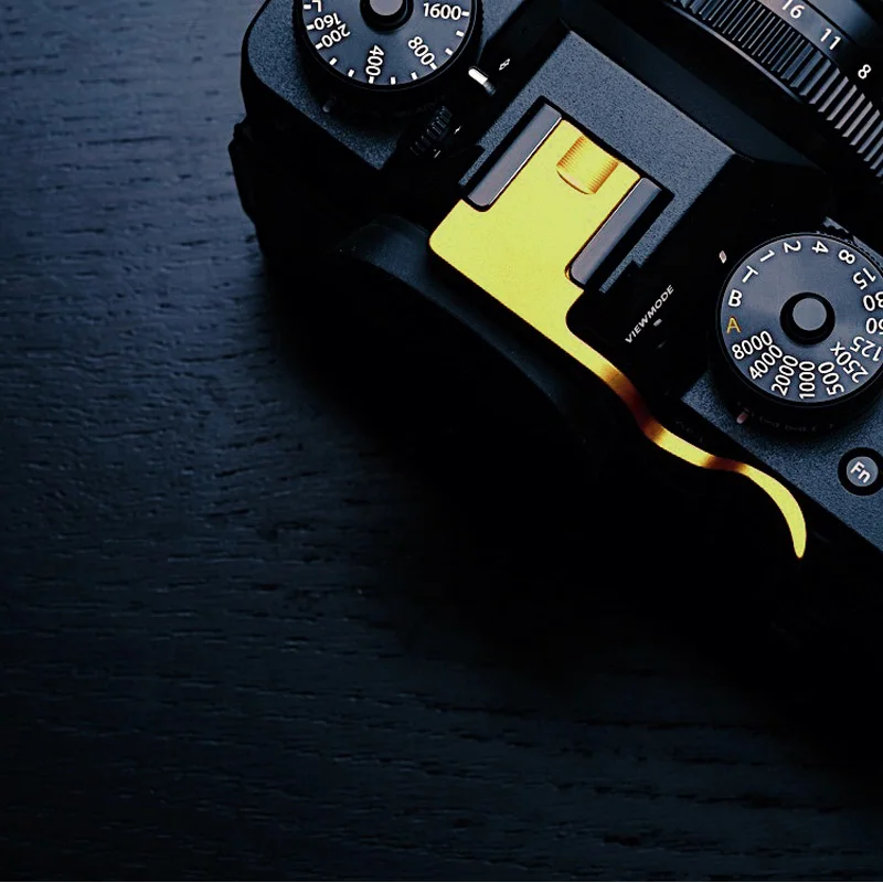 Золотая подставка для большого пальца чехол горячего башмака Fujifilm XT30 FUJI
