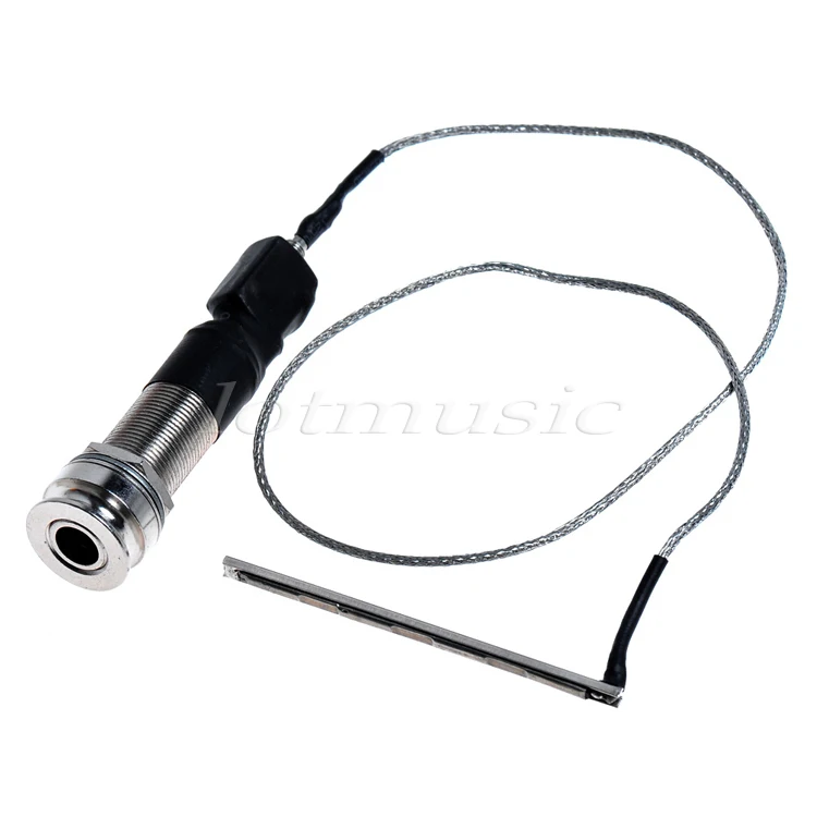

1/4 Stereo End Pin Jack With Piezo Pickup Under-Saddle Passive For Ukulele