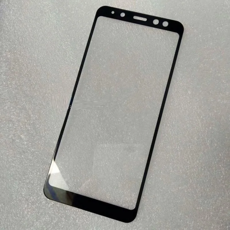 Полноэкранная Защита для Samsung Galaxy A5 A7 A8 2018 закаленное стекло Взрывозащищенная