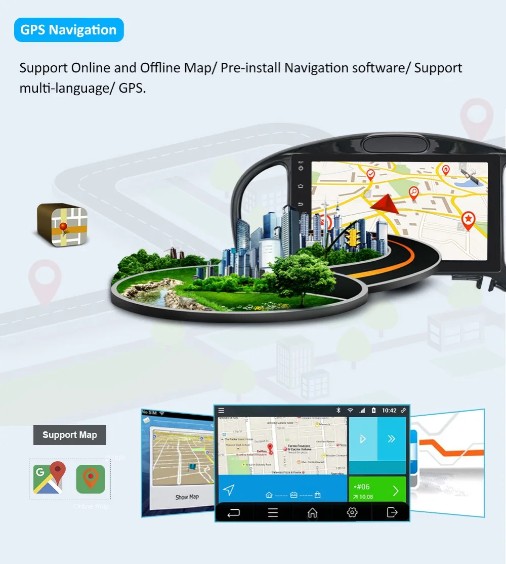 Discount Bosion For nissan juke 2012 Android 9.0 Car GPS Radio Player for 2 din Universal with core Core Auto Stereo Multimedia Headunit 11