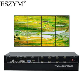 

ESZYM 12 Channel TV Video Wall Controller 3x4 2x6 2x5 HDMI DVI VGA USB Video Processor