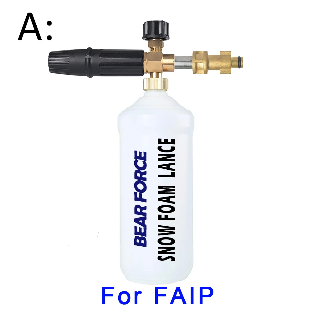 Cena Generator pianki dysza pianowa opryskiwacz piankowy śnieg lanca pianowa pistolet na mydło butelka piankowa do Faip myjka ciśnieniowa myjka samochodowa