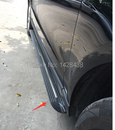 

black Step Bar Running Side Board For HYUDNAI TUCSON 2015-2016 High quality!