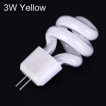 

White/ Yellow Light Color G4 Small Spiral Energy Saving Mirror Front Lamp 3W/ 5W Fluorescent Energy Saving Lamps