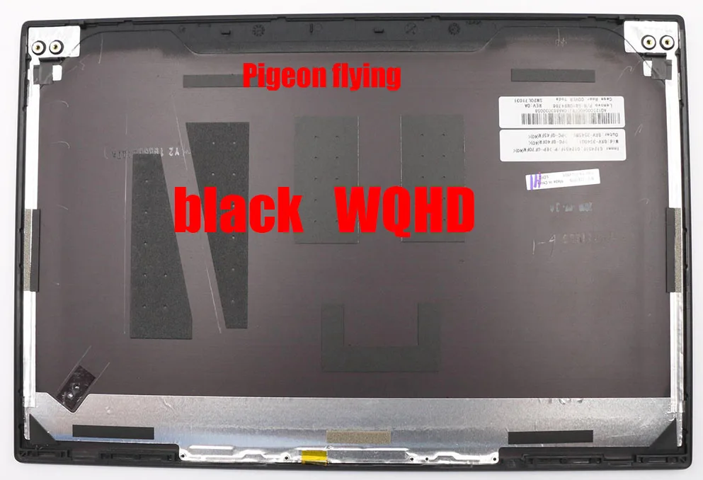 Для нового thinkpad X1 carbon 5th gen(20HR, 20HQ, 20K4, 20K3) ЖК-дисплей для ноутбука, задний, черный FRU 01LV492 01LV501 01LV476 - Цвет: WQHD-black