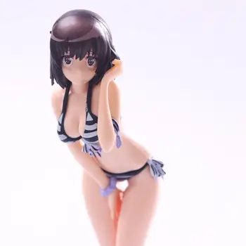 

Anime figure Saenai Heroine No Sodatekata Megumi KATO Sexy Action Figure 17cm PVC Swimsuit bikini girl Collection toys gift